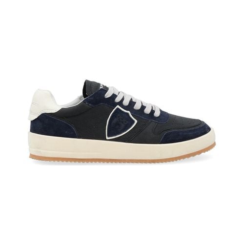 Sneakers Sneaker Nice in pelle blu navy - Philippe Model - Modalova