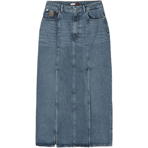 Camicia PLEATED MIDI DENIM SKIRT - Tommy hilfiger - Modalova