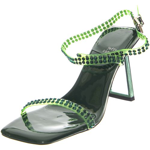 Sandali Favored Green Patent - Jeffrey Campbell - Modalova