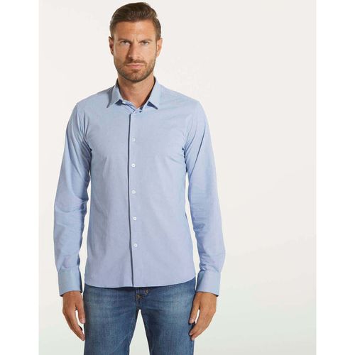 Camicia a maniche lunghe camicia oxford jaquard fantasia azzurra - Rrd - Roberto Ricci Designs - Modalova