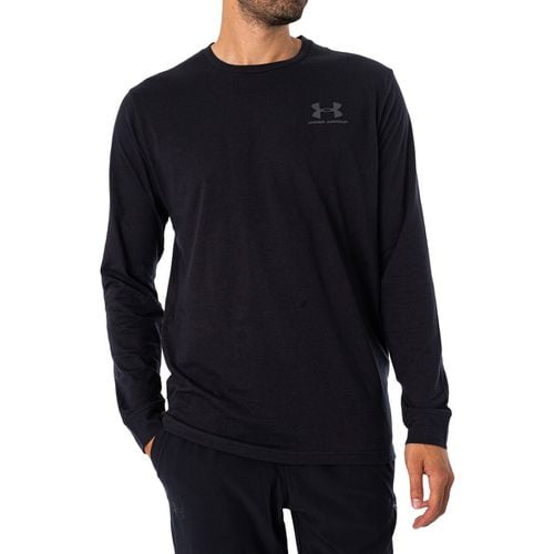 T-shirt T-Shirt A Maniche Lunghe Con Logo Sul Petto - Under armour - Modalova