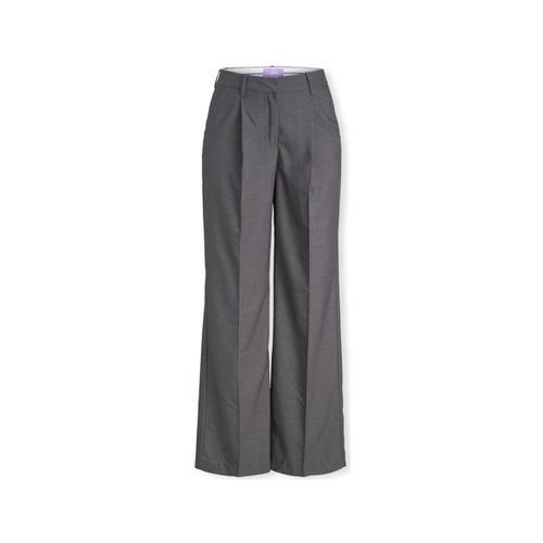 Pantaloni Noos Ellis Wide Trousers - Dark Grey Melange - Jjxx - Modalova