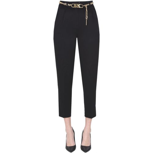 Pantaloni Pantaloni in satin con pinces PNP00004074AI - MICHAEL Michael Kors - Modalova