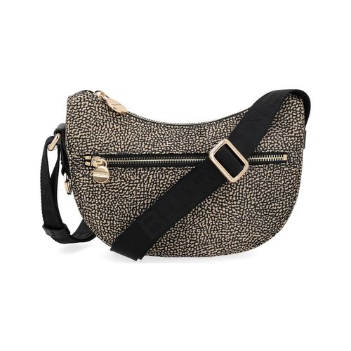 Borsa a spalla Borsa Hobo Luna mini in tessuto riciclato - Borbonese - Modalova