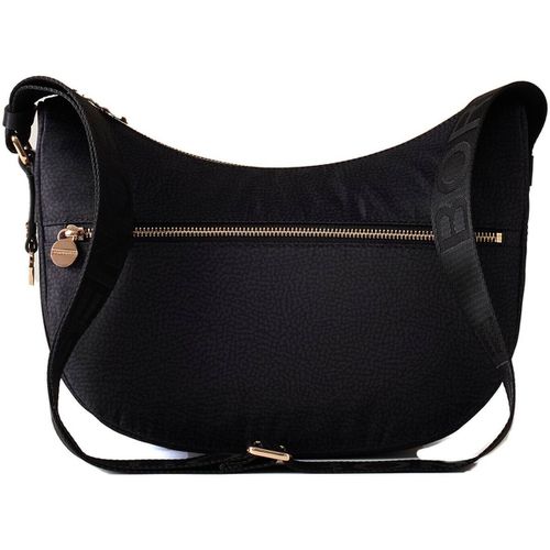 Borsa a tracolla Luna bag small in nylon op riciclato e pelle - Borbonese - Modalova