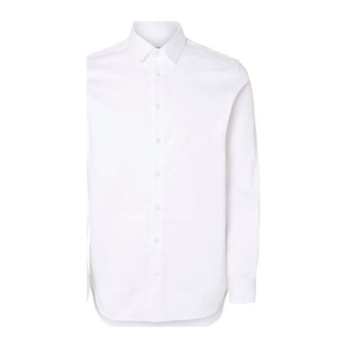 Camicia a maniche lunghe 16092939 SLIM-PERFORMANCE-BRIGHT WHITE - Selected - Modalova