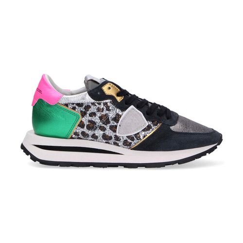 Sneakers basse sneaker Tropez Haute nero verde - Philippe Model - Modalova