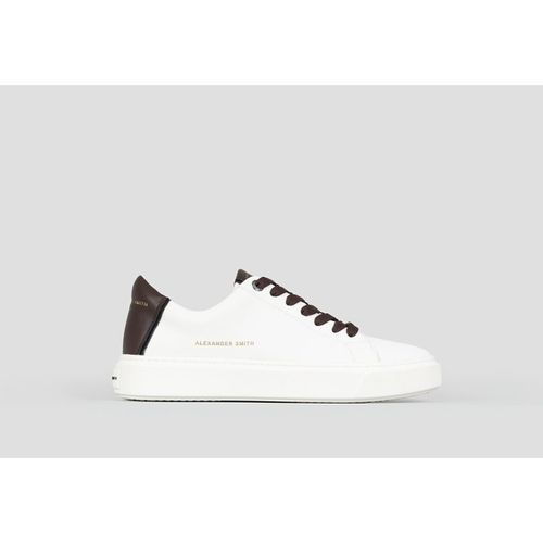 Sneakers LONDON MAN WHITE DARK BROWN - Alexander Smith - Modalova