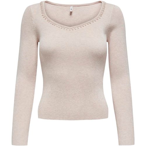 Maglione ONLEMMA LS V-NECK PEARL KNT 15328014 - Only - Modalova