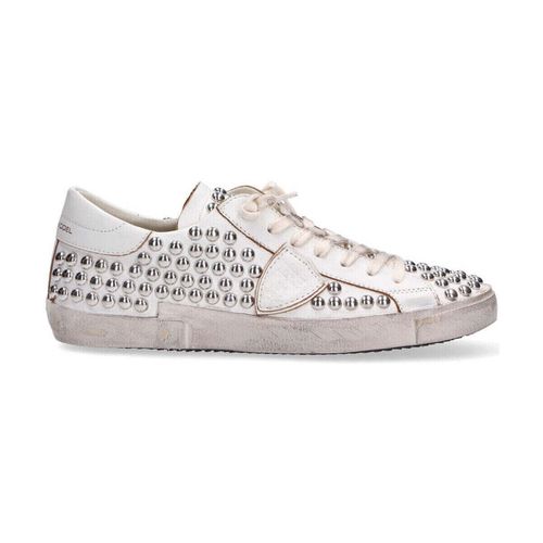 Sneakers sneaker Paris bianca con borchie - Philippe Model - Modalova