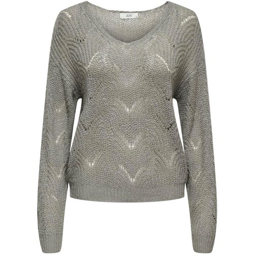 Maglione JDYBADUT L/S V-NECK STRUC GLITT PULL KNT 15302387 - Jacqueline De Yong - Modalova