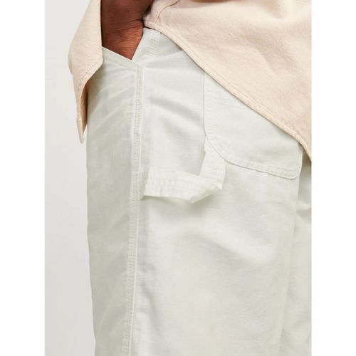 Pantaloni corti 12255496 CARPENTER LINEN-CLOUD DANCER - Jack & jones - Modalova