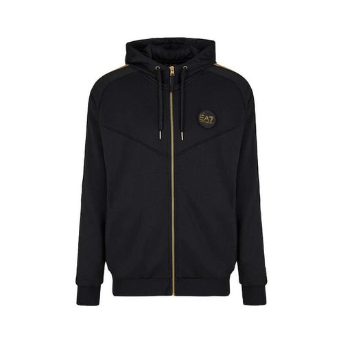 Giacca Sportiva World Of Football Hooded Track Top - Black - Ea7 emporio armani - Modalova