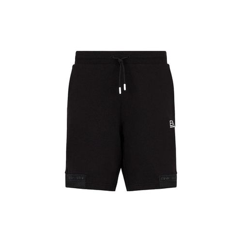 Pantaloni corti Tonal Tape Logo Series Board Shorts - Black - Ea7 emporio armani - Modalova