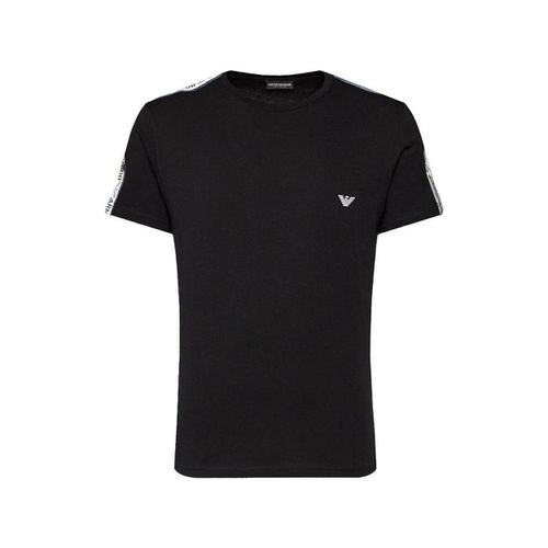 T-shirt & Polo Lounge Eagle Tape T-Shirt - Black - Emporio armani - Modalova