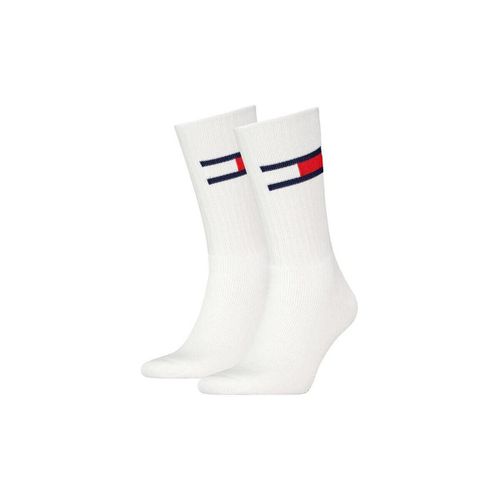 Calzini 2 Pack Flag Logo Socks White - Tommy hilfiger - Modalova