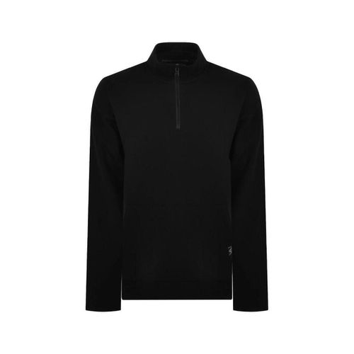 Felpa Lounge Quarter Zip Sweatshirt Black - Emporio armani - Modalova