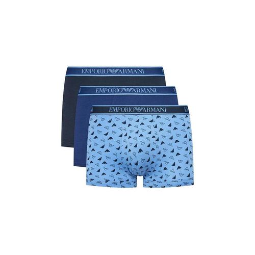 Boxer 3 Pack Stretch Cotton Trunks - Emporio armani - Modalova