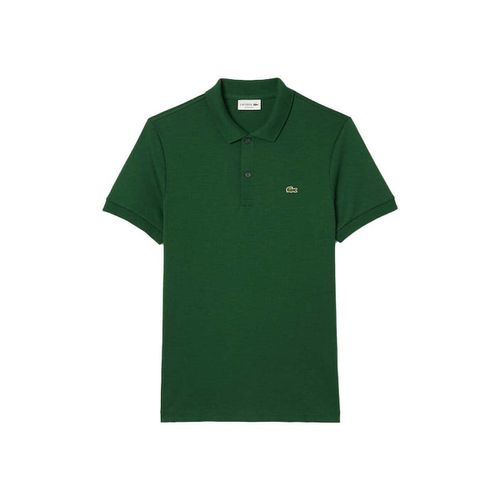 T-shirt & Polo Regular Fit Cotton Pima Polo Shirt Pine Green - Lacoste - Modalova