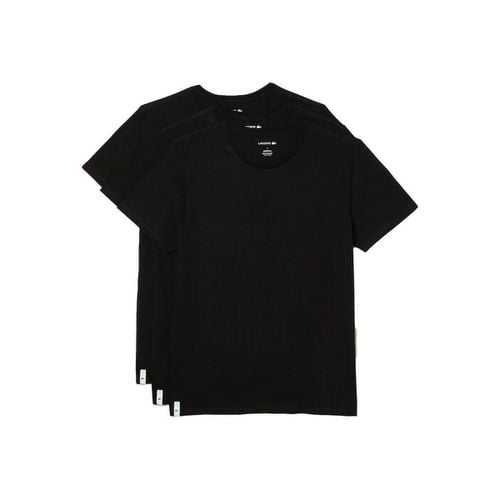 T-shirt & Polo Lounge 3 Pack Plain Stretch Cotton T-Shirts Black - Lacoste - Modalova