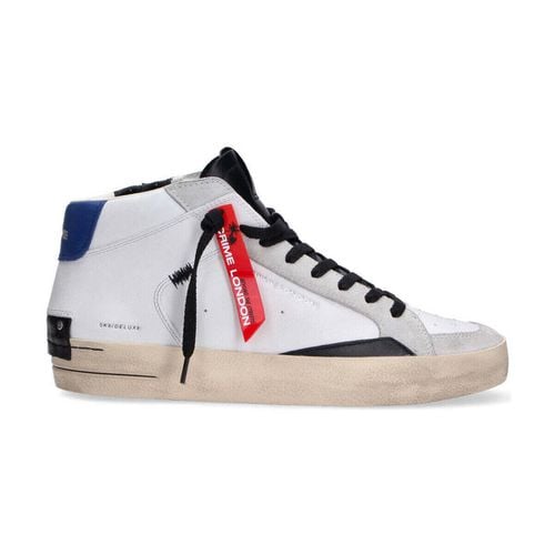 Sneakers alte SK8 Deluxe Mid nigth blu bianca - Crime london - Modalova