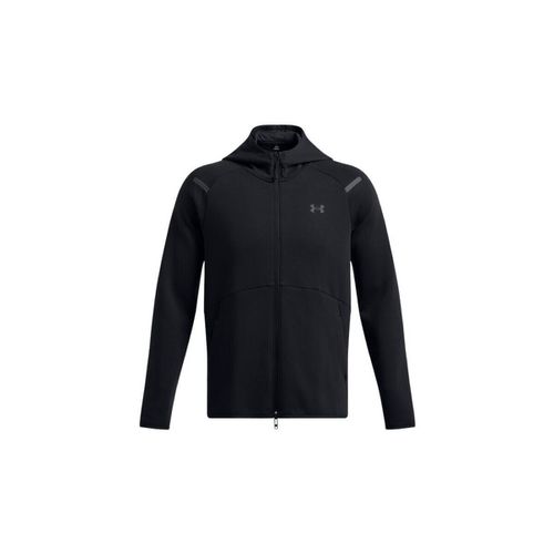 Felpa Maglia Unstoppable Fleece Full-Zip Uomo Black - Under armour - Modalova