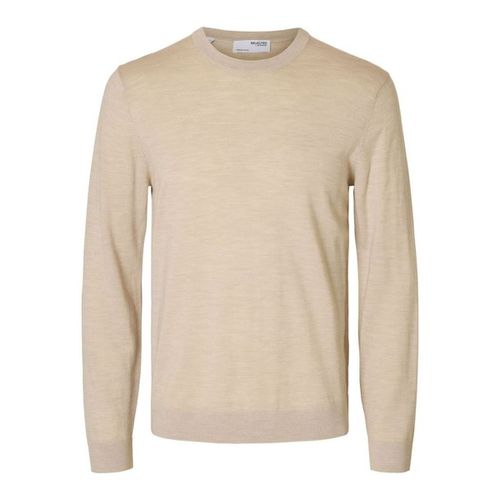 Maglione 16094647 TRAY MERINO CREW-OATMEAL - Selected - Modalova