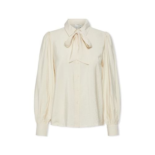 Camicetta YAS Noos Pil Bow Shirt - Birch - Y.a.s - Modalova