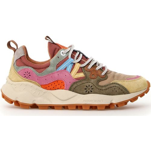 Sneakers Sneaker donna in suede e tessuto - Flower Mountain - Modalova