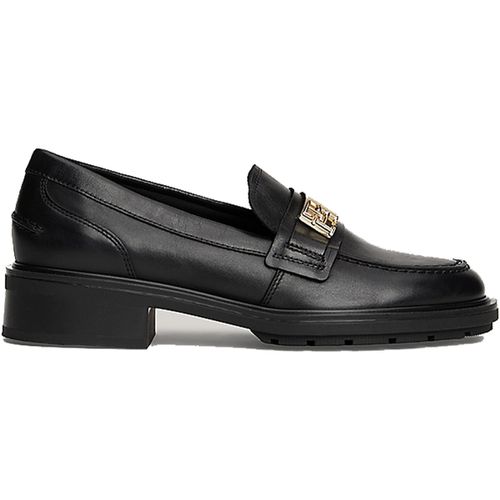 Scarpe LOGO LEATHER LOAFER - Tommy hilfiger - Modalova