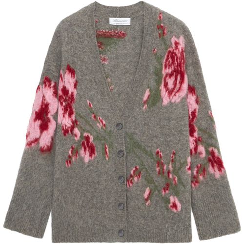 Gilet / Cardigan Cardigan con rose jacquard - Blumarine - Modalova