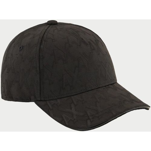 Cappelli Cappello con visiera con monogram - EAX - Modalova