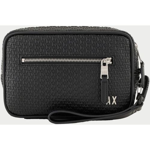 Borsa Shopping Beauty Case uomo con logo - EAX - Modalova