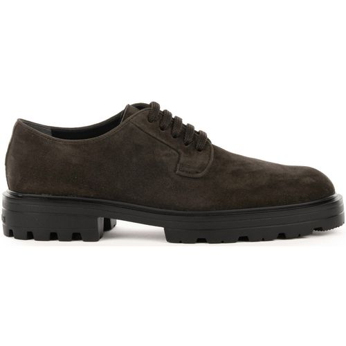 Scarpe Derby stringata H673 in suede marrone - Hogan - Modalova