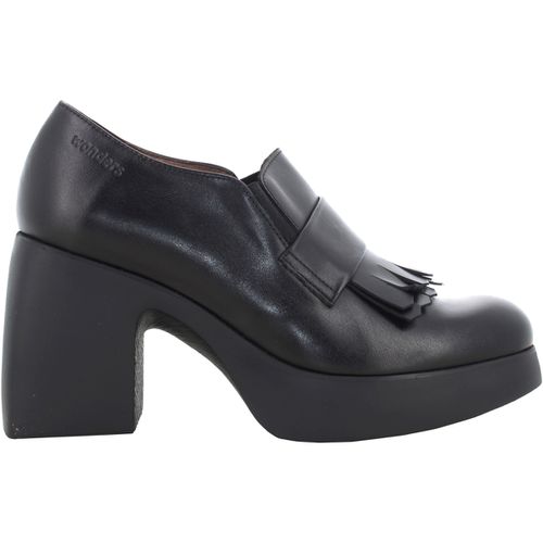 Scarpe donna mocassini con tacco H-4964 ISY NERO - Wonders - Modalova