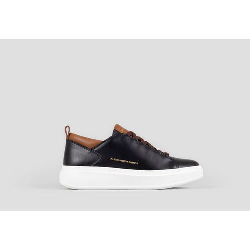 Sneakers WEMBLEY MAN BLACK DARK COGNAC - Alexander Smith - Modalova