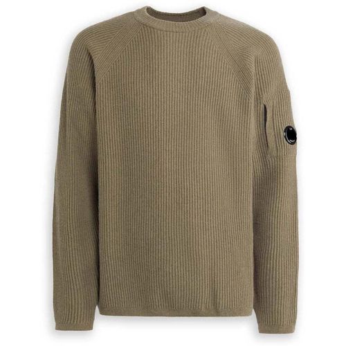 Felpa Lambswool Nocciola - Cp Company - Modalova