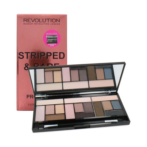 Cofanetto ombretti Pro Looks Stripped Bare Eyeshadow Palette - Makeup Revolution - Modalova