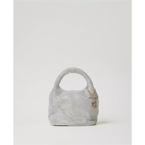 Borsa BORSA "RENDEZ-VOUS" IN STRASS - Twin set - Modalova