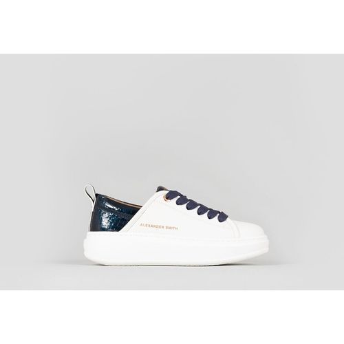 Sneakers ECO-WEMBLEY WOMAN WHITE BLUE - Alexander Smith - Modalova