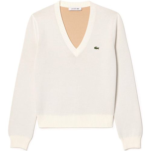 Maglione - Maglione panna AF3323-70V - Lacoste - Modalova