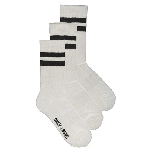 Calzini ONSRODY STRIPE 3-PACK TENNIS SOCK NOOS - Only & Sons - Modalova