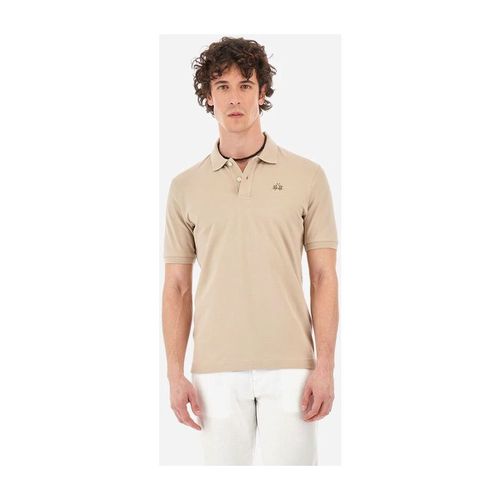 T-shirt & Polo YMP002-PK001 - EDUARDO PIQUET STRETCH-04022 TIDAL FOAM - La martina - Modalova