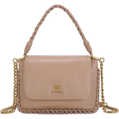 Borsette Borsa a mano curly double square in nappa - La Carrie - Modalova