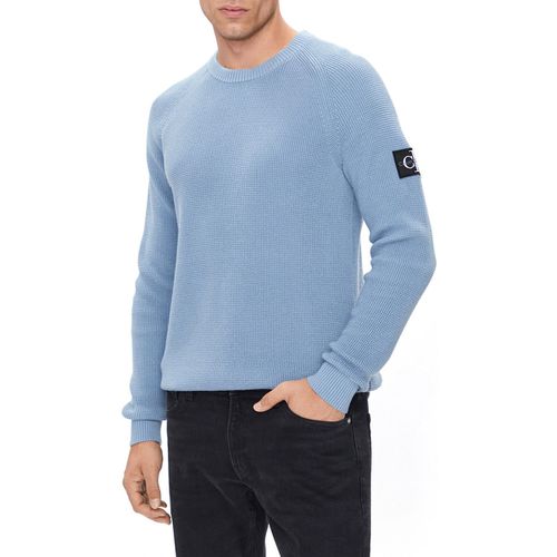 Maglione - Maglione celeste J30J323989-CFF - Calvin Klein Jeans - Modalova