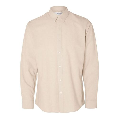 Camicia a maniche lunghe 16079056 LINEN SHIRT-PURE CASHMERE - Selected - Modalova