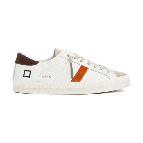 Sneakers D.A.T.E. HL-VC-IT HILL LOW VINTAGE CALF WHITE-TMORO - Date - Modalova