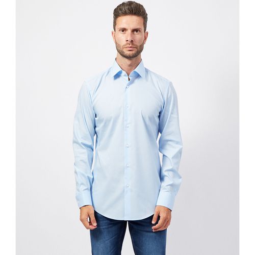 Camicia a maniche lunghe Camicia uomo slim fit in popeline di cotone - Boss - Modalova