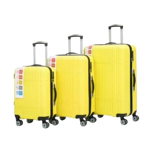 Valigia rigida Set di 3 valigie con struttura rigida trolley valigie ba - Malu Shoes - Modalova