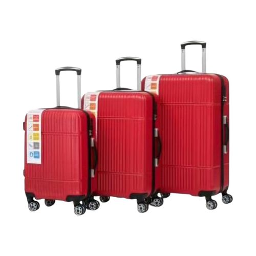 Valigia rigida Set di 3 valigie con struttura rigida trolley valigie bag - Malu Shoes - Modalova